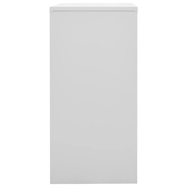 vidaXL Armadietti Chiavi 5pz Grigio Chiaro Verde 90x45x92,5cm Acciaio