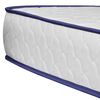 vidaXL Letto con Materasso Memory in Pino Messicano Corona 160x200 cm