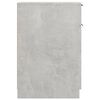 vidaXL Armadietto da Scrivania Grigio Cemento 33,5x50x75 cm Legno