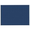 vidaXL Coperta Ponderata Blu 155x220 cm 11 kg Tessuto