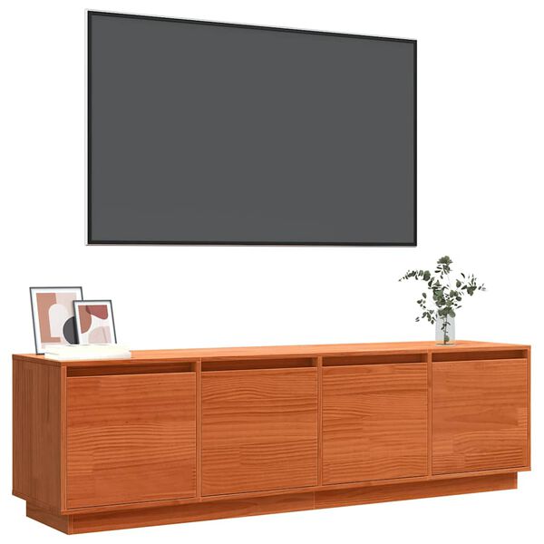 vidaXL Mobile TV Marrone 156 x 37 x 45 cm Legno multistrato