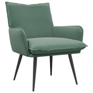 vidaXL Poltrona Verde Mare Velluto