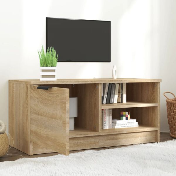 vidaXL Mobile Porta TV Rovere Sonoma 80x35x36,5cm in Legno Multistrato