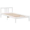 vidaXL Letto Libreria senza Materasso Bianca 90x200 cm Legno di Pino