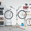 vidaXL Supporto per Riparazione Bici Regolabile 102-160 cm Alluminio
