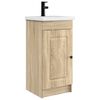 vidaXL Mobile da bagno con lavabo Rovere Sonoma 42 x 40 x 84,5 cm