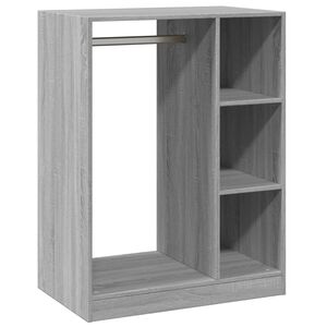 vidaXL Armadio Grigio Sonoma 77x48x102 cm in Legno Multistrato