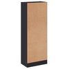 vidaXL Libreria a 3 Ripiani Grigia 40x24x109 cm in Legno Multistrato