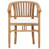 vidaXL Set da Pranzo da Giardino 5 pz con Cuscini in Massello di Teak