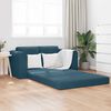 vidaXL Divano letto 60cm Blu Velluto