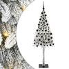 vidaXL Albero di Natale con 300 LED Bianco 210 cm PE e Acciaio