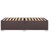 vidaXL Giroletto senza Materasso Marrone Scuro 90x190 cm Tessuto