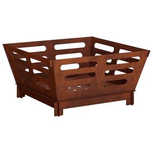 vidaXL Focolare Ruggine 40 x 40 x 20 cm Acciaio Corten