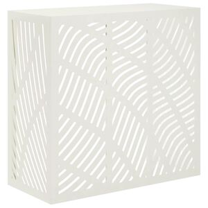 vidaXL Copertura per condizionatore d'aria Bianco 110 x 50 x 105 cm