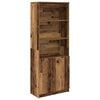 vidaXL Credenza Legno Antico 70x35x180 cm in Legno Multistrato
