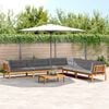 vidaXL Set Divano Pallet da Giardino 6 pz con Cuscini Massello Acacia