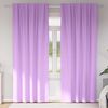vidaXL Tende Blackout con Anelli 2 pcs Viola 260 x 140 cm Poliestere
