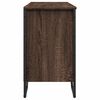vidaXL Mobile Lavabo Bagno Rovere Marrone 91x35x60cm in Truciolato