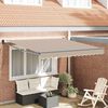 vidaXL Tenda da Sole Beige 3 x 2,5 m Poliestere e metallo