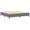 vidaXL Struttura letto piattaforma Grigio chiaro 200 x 200 cm Tessuto