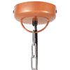 vidaXL Lampada Soffitto Industriale Rame Rotonda 42 cm E27 Legno Mango