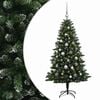 vidaXL Albero di Natale Artificiale con Palline 120 cm 150 LED