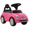 vidaXL Auto per Bambini Fiat 500 Rosa