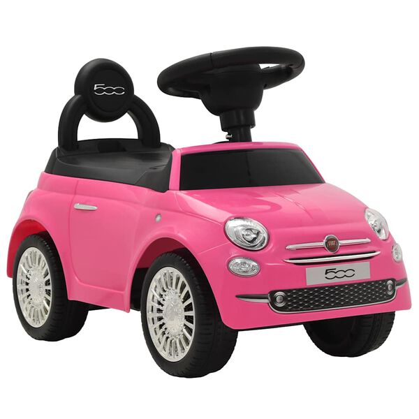 vidaXL Auto per Bambini Fiat 500 Rosa