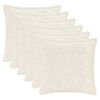 vidaXL Federa 6 pz HOUTEN Bianco 40 x 40 cm