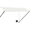 vidaXL Tenda da Sole Retrattile con LED 300x150 cm Crema