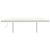 vidaXL Tenda da Sole Retrattile Manuale con Pali 3,5x2,5 m Crema
