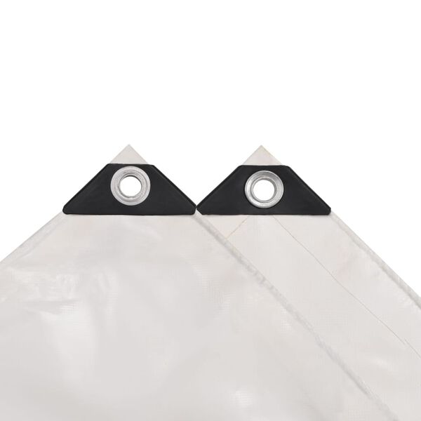 vidaXL Telone 650 g/m&sup2; 3x6 m Bianco