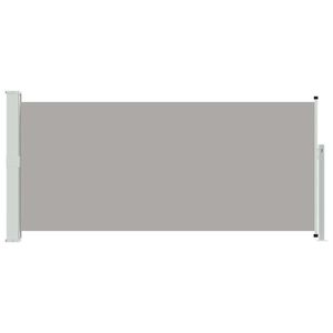 vidaXL Tenda da Sole Laterale Retrattile 140 x 314 cm Grigia