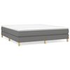 vidaXL Struttura Letto a Rete a Molle Grigio Scuro 160x200 cm Tessuto
