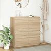vidaXL Credenza Rovere Sonoma 100x35x99 cm in Legno Multistrato