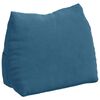 vidaXL Cuscino per Schiena Blu 45 x 20 x 35 cm Tessuto in Cords