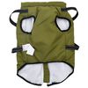 vidaXL Cappotto Cani Imbracatura Impermeabile Riflettente Verde L44