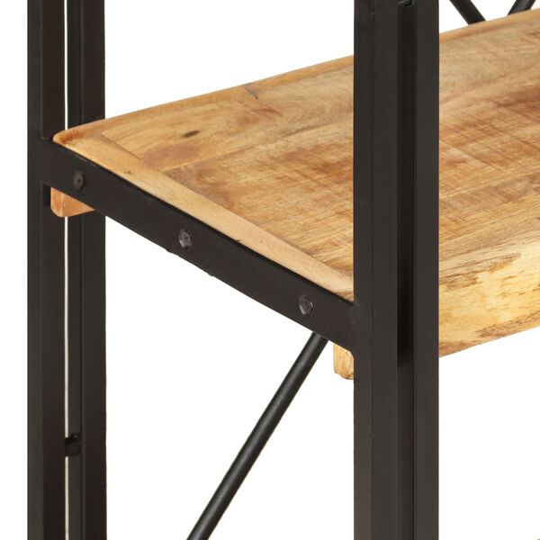 vidaXL Libreria a 3 Ripiani 60x30x80 cm in Legno Massello di Mango