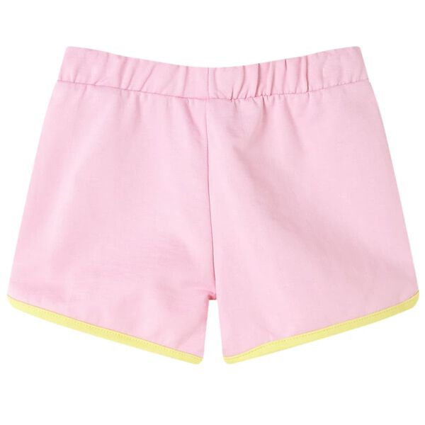 Pantaloncini da Bambina con Bordi Rosa Brillante 92