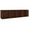 vidaXL Libreria/Mobile TV Rovere Marrone 36x30x143cm Legno Multistrato