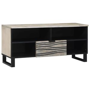 vidaXL Unit&agrave; TV 105 x 33 x 46 cm Bianco Legno ingegnerizzato