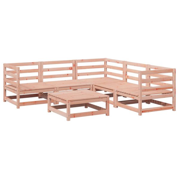 vidaXL Set Divani da Giardino 6 pz in Legno Massello Abete Douglas