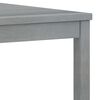 vidaXL Tavolino da Caffè 100x50x33 cm Grigio Legno Massello di Acacia