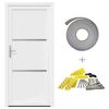 vidaXL Porta Frontale Bianco 108 x 208 cm PVC