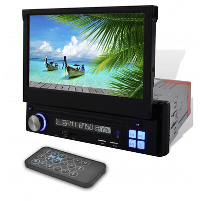 Autoradio 1 DIN Lettore multimediale con schermo da 7" pieghevole