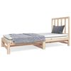 vidaXL Dormeuse Estraibile 2x(90x190) cm Legno Massello di Pino