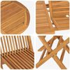 vidaXL Set da Pranzo per Giardino 7 pcs Marrone Legno di teak solido