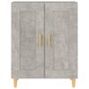 vidaXL Credenza Grigio Cemento 69,5x34x90 cm in Legno Multistrato