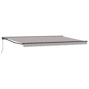 vidaXL Struttura della tenda Grigio chiaro 500 &times; 300 cm