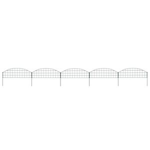 vidaXL Set di Recinzione per Stagno 8 pz 50 x 80 cm Acciaio Verde